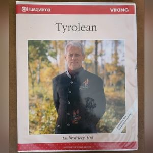 Tyrolean Embroidery Disk # 106 For Husqvarna Viking Designer 1 Embroidery Machin